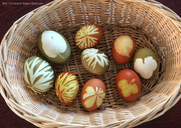 Beitrag تخم مرغ های سفره هفت سین یا برای عید پاک، را با رنگهای طبیعی رنگ کنیم